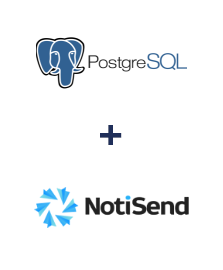 Integração de PostgreSQL e NotiSend Integração de PostgreSQL e NotiSend