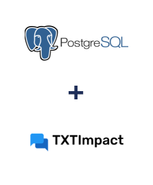 Integração de PostgreSQL e TXTImpact