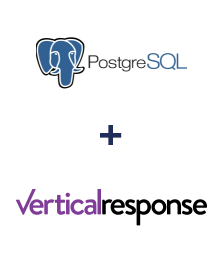 Integração de PostgreSQL e VerticalResponse