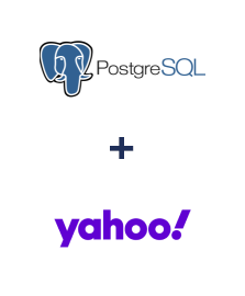 Integração de PostgreSQL e Yahoo!