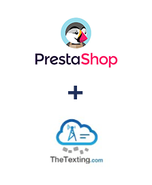 Integração de PrestaShop e TheTexting