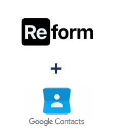 Integração de Reform e Google Contacts