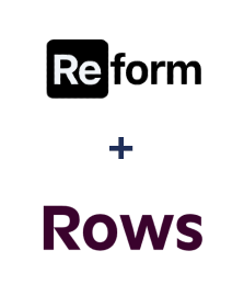 Integração de Reform e Rows