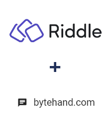 Integração de Riddle e BYTEHAND Integração de Riddle e BYTEHAND