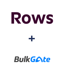 Integração de Rows e BulkGate