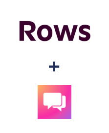 Integração de Rows e ClickSend