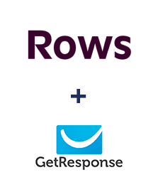 Integração de Rows e GetResponse