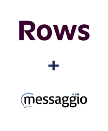 Integração de Rows e Messaggio