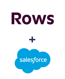 Integração de Rows e Salesforce CRM