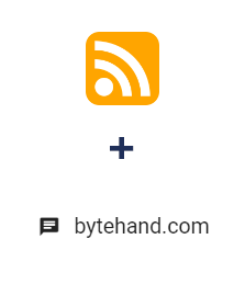 Integração de RSS e BYTEHAND Integração de RSS e BYTEHAND