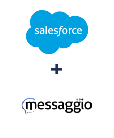 Integração de Salesforce CRM e Messaggio