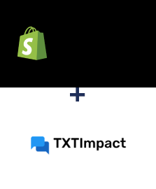 Integração de Shopify e TXTImpact