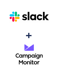 Integração de Slack e Campaign Monitor