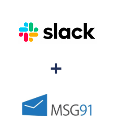 Integração de Slack e MSG91