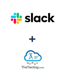 Integração de Slack e TheTexting