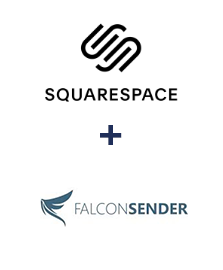 Integração de Squarespace e FalconSender