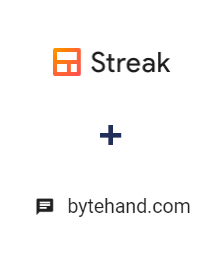 Integração de Streak e BYTEHAND Integração de Streak e BYTEHAND