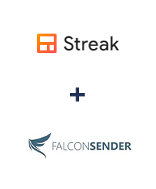 Integração de Streak e FalconSender Integração de Streak e FalconSender