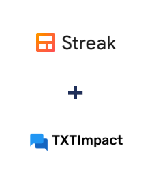 Integração de Streak e TXTImpact