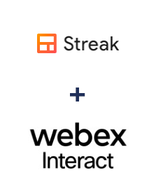 Integração de Streak e Webex Interact