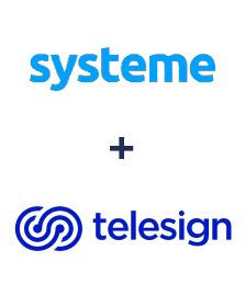 Integração de Systeme.io e Telesign