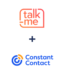 Integração de Talk-me e Constant Contact