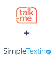 Integração de Talk-me e SimpleTexting