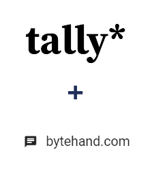 Integração de Tally e BYTEHAND Integração de Tally e BYTEHAND