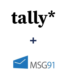Integração de Tally e MSG91