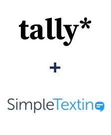 Integração de Tally e SimpleTexting