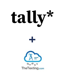 Integração de Tally e TheTexting