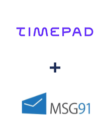 Integração de Timepad e MSG91
