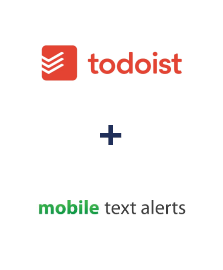 Integração de Todoist e Mobile Text Alerts