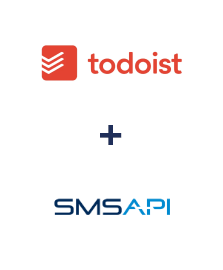 Integração de Todoist e SMSAPI