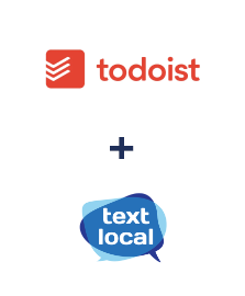 Integração de Todoist e Textlocal