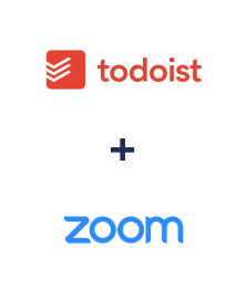 Integração de Todoist e Zoom