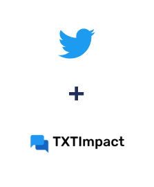 Integração de Twitter e TXTImpact