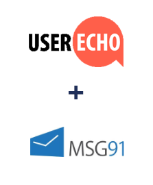 Integração de UserEcho e MSG91 Integração de UserEcho e MSG91