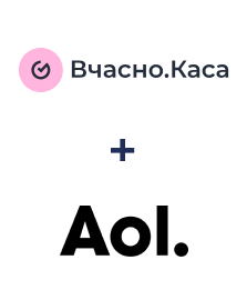 Integração de Вчасно.Каса e AOL