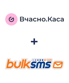 Integração de Вчасно.Каса e BulkSMS