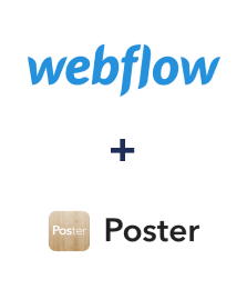 Integração de Webflow e Poster