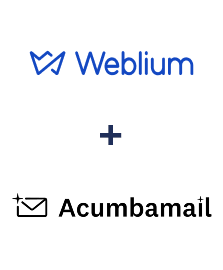 Integração de Weblium e Acumbamail