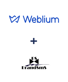 Integração de Weblium e BrandSMS 