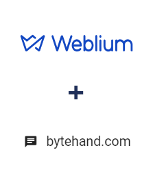 Integração de Weblium e BYTEHAND Integração de Weblium e BYTEHAND