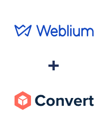 Integração de Weblium e ConvesioConvert