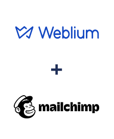 Integração de Weblium e MailChimp