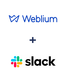 Integração de Weblium e Slack