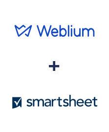 Integração de Weblium e Smartsheet