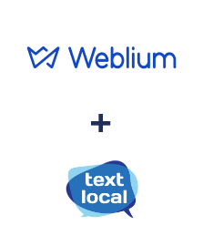 Integração de Weblium e Textlocal