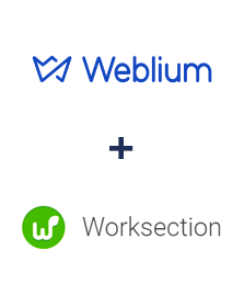 Integração de Weblium e Worksection